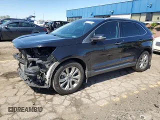 2019 Ford Edge Titanium с VIN 2FMPK3K94KBB62829, выставлен на аукционе Copart как лот 56037415 с пробегом 144 622 миль миль и Списание • Salvage title. История ставок и продаж доступна на DreamBid. Изображение 1.