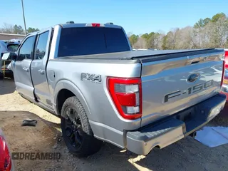 2022 Ford F-150 XL with VIN 1FTFW1E89NFB16010, listed as a IAAI auction lot 41520316 with 18,657 mi miles. Bid and sale history available at carsss.com. Image 3.