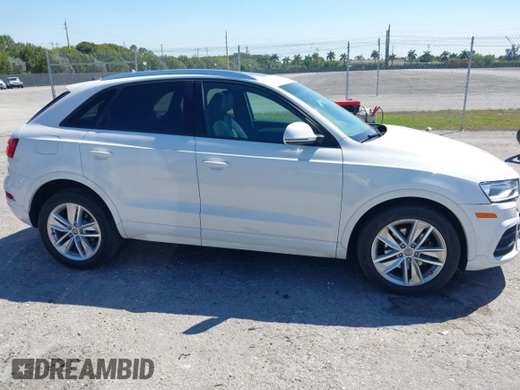 2017 Audi Q3 Premium with VIN WA1BCCFSXHR016914, listed as a IAAI auction lot 41784539 with 94,862 mi miles and . Bid and sale history available at DreamBid. Image 13.