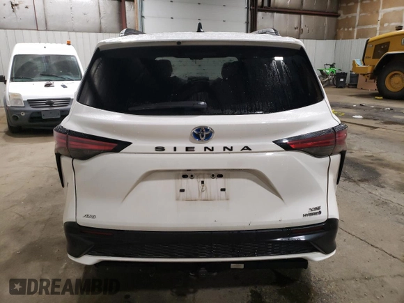 2023 Toyota Sienna XSE with VIN 5TDXSKFC4PS077466, listed as a Copart auction lot 88633535 with 0 mi miles and Salvage Title. Bid and sale history available at carsss.com. Image 6.