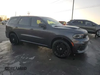 2021 Dodge Durango R/T with VIN 1C4SDHCT5MC760656, listed as a Copart auction lot 88007365 with 13,115 mi miles and Salvage Title. Bid and sale history available at DreamBid. Image 4.
