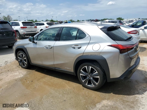 2020 Lexus UX with VIN JTHP9JBH5L2031684, listed as a Copart auction lot 51279303 with 20,411 mi miles. Bid and sale history available at carsss.com. Image 2.