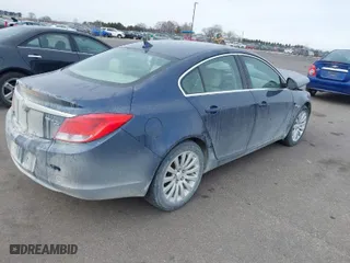 2011 Buick Regal CXL RL5 with VIN W04GT5GC1B1005265, listed as a IAAI auction lot 41525161 with 147,849 mi miles. Bid and sale history available at carsss.com. Image 4.