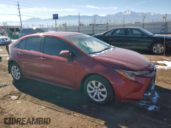 2024 Toyota Corolla LE with VIN JTDB4MEE0RJ016277, listed as a Copart auction lot 45208175 with 11,230 mi miles and Salvage Title. Bid and sale history available at carsss.com. Image 4.