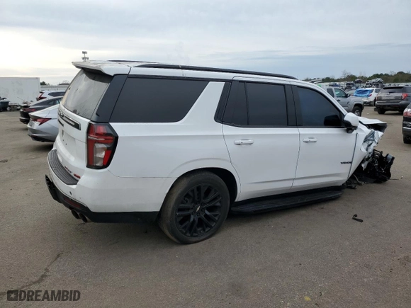2022 Chevrolet Tahoe RST with VIN 1GNSKRKL5NR119025, listed as a Copart auction lot 77874383 with 52,387 mi miles and Non Repairable. Bid and sale history available at carsss.com. Image 3.