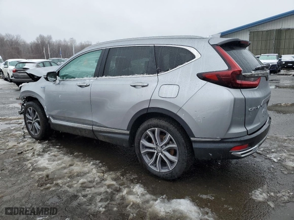 2022 Honda CR-V Hybrid Touring with VIN 5J6RT6H99NL019263, listed as a Copart auction lot 44000415 with 57,403 mi miles and Salvage Title. Bid and sale history available at carsss.com. Image 2.