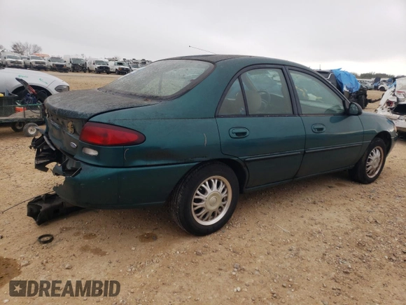 1997 Ford Escort LX with VIN 1FALP13P8VW264150, listed as a Copart auction lot 87328394 with 127,934 mi miles and Salvage Title. Bid and sale history available at carsss.com. Image 3.
