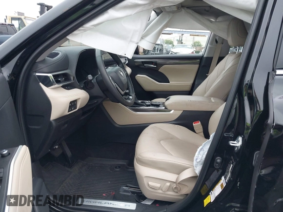 2023 Toyota Highlander L with VIN 5TDKDRAHXPS516220, listed as a IAAI auction lot 42152777 with 19,263 mi miles and . Bid and sale history available at DreamBid. Image 5.