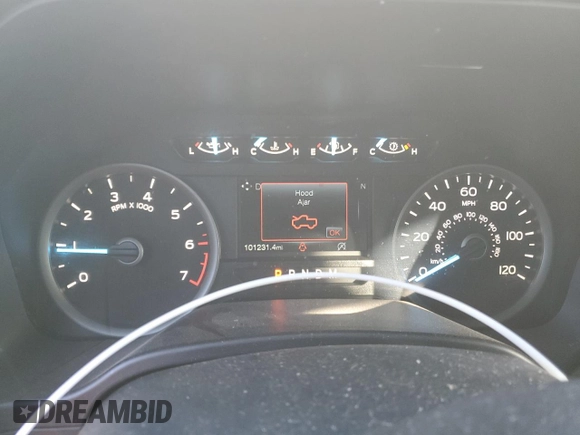 2018 Ford F-150 XL with VIN 1FTEW1CG0JFD55235, listed as a Copart auction lot 42360055 with 101,231 mi miles and Salvage Title. Bid and sale history available at carsss.com. Image 9.