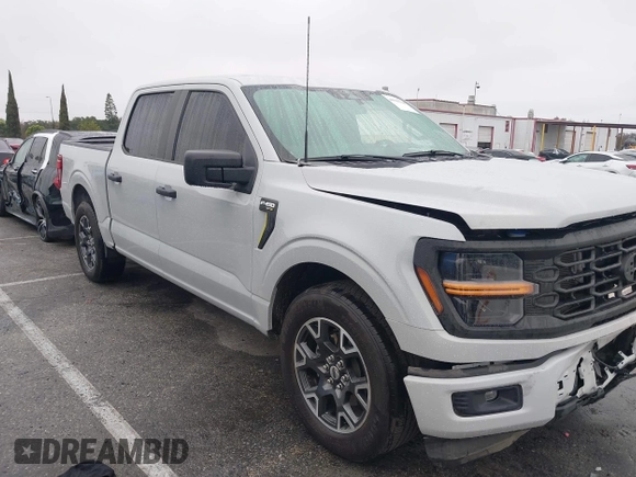 2024 Ford F-150 STX with VIN 1FTEW2KP7RFA29709, listed as a IAAI auction lot 41915128 with 5,883 mi miles and . Bid and sale history available at carsss.com. Image 13.