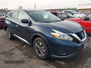 2017 Nissan Murano S with VIN 5N1AZ2MHXHN147944, listed as a IAAI auction lot 41425722 with 114,156 mi miles and . Bid and sale history available at DreamBid. Image 1.