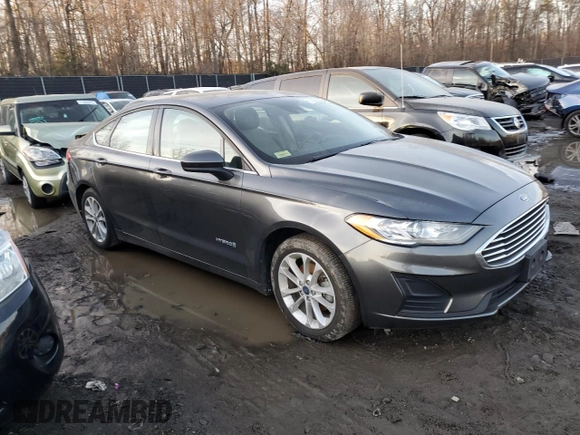 2019 Ford Fusion Hybrid SE with VIN 3FA6P0LU7KR243690, listed as a Copart auction lot 71983342 with 52,562 mi miles. Bid and sale history available at carsss.com. Image 4.