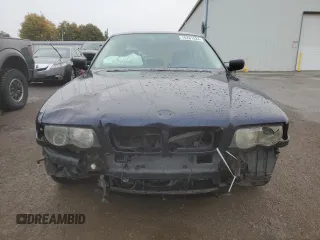 2000 BMW 7 Series 740iA with VIN WBAGG8345YDN76725, listed as a Copart auction lot 78261524 with 0 mi miles and Salvage Title. Bid and sale history available at carsss.com. Image 5.