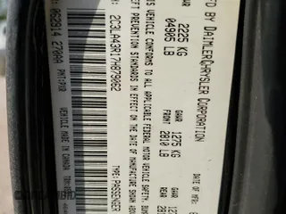 2007 Chrysler 300 with VIN 2C3LA43R17H879062, listed as a Copart auction lot 74536234 with 189,335 mi miles and Salvage Title. Bid and sale history available at carsss.com. Image 14.