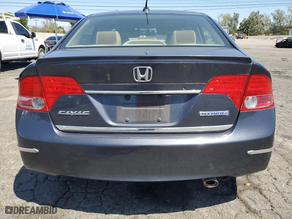 2007 Honda Civic Hybrid with VIN JHMFA36247S022890, listed as a Copart auction lot 52919355 with 198,327 mi miles and Clean Title. Bid and sale history available at carsss.com. Image 6.
