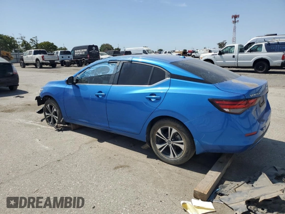 2020 Nissan Sentra with VIN N1AB8CV5LY238119, listed as a Copart auction lot 62393025 with Not provided miles and Clean title. Bid and sale history available at DreamBid. Image 2.