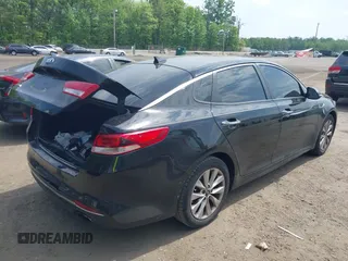 2018 Kia Optima LX with VIN 5XXGT4L32JG253713, listed as a IAAI auction lot 42172918 with 145,338 mi miles. Bid and sale history available at carsss.com. Image 4.
