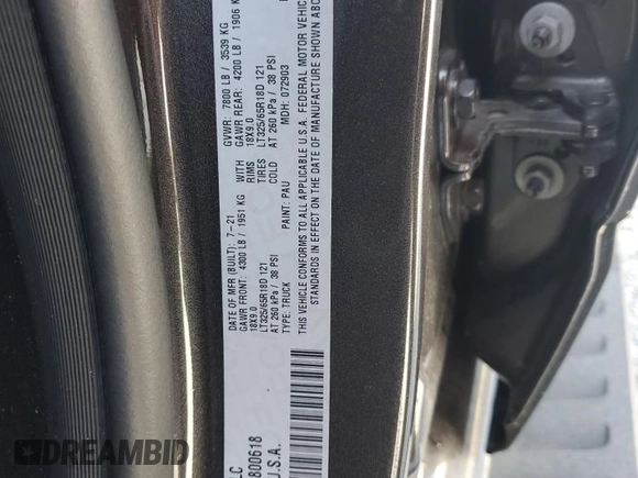 2021 Ram 1500 TRX with VIN 1C6SRFU96MN800618, listed as a Copart auction lot 76279564 with 0 mi miles and Salvage Title. Bid and sale history available at carsss.com. Image 12.