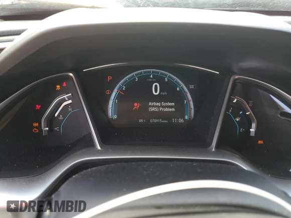 2016 Honda Civic EX-T z VIN 19XFC1F34GE001744, wystawiony jako Copart lot #56525295 z przebiegiem 70 915 mil mil oraz Szkoda całkowita • Salvage title. Historia ofert i sprzedaży dostępna na DreamBid. Obrazek 9.