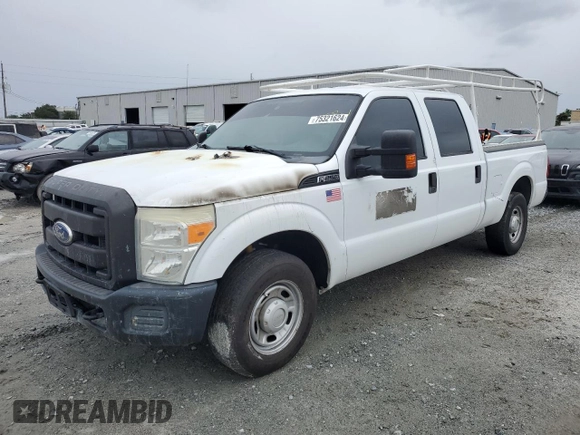2011 Ford F-250 XL with VIN 1FT7W2A64BEA31009, listed as a Copart auction lot 75321624 with Not Provided miles and Salvage Title. Bid and sale history available at carsss.com. Image 1.