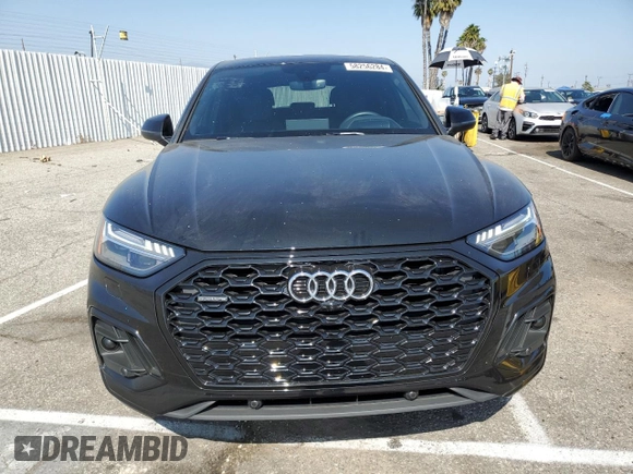 2023 Audi Q5 Sportback S line Prestige with VIN WA16AAFYXP2017035, listed as a Copart auction lot 58256284 with 13,270 mi miles and Salvage title. Bid and sale history available at DreamBid. Image 5.