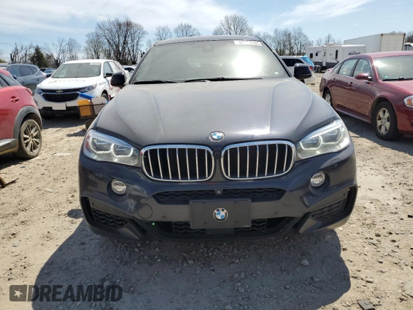 2016 BMW X6 xDrive50i with VIN 5UXKU6C56G0R33806, listed as a Copart auction lot 53855165 with 144,274 mi miles and Clean Title. Bid and sale history available at DreamBid. Image 5.