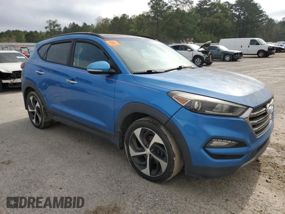 2016 Hyundai Tucson Limited z VIN KM8J33A29GU210124, wystawiony jako Copart lot #51502585 z przebiegiem 170 182 mil mil oraz Tytuł czysty. Historia ofert i sprzedaży dostępna na DreamBid. Obrazek 4.