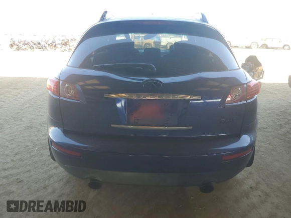 2005 Infiniti FX z VIN JNRAS08W65X220619, wystawiony jako Copart lot #50396215 z przebiegiem 180 332 mil mil oraz Szkoda całkowita • Salvage title. Historia ofert i sprzedaży dostępna na DreamBid. Obrazek 6.