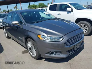 2014 Ford Fusion SE Hybrid with VIN 3FA6P0LU9ER142204, listed as a IAAI auction lot 41964308 with 177,499 mi miles. Bid and sale history available at carsss.com. Image 1.