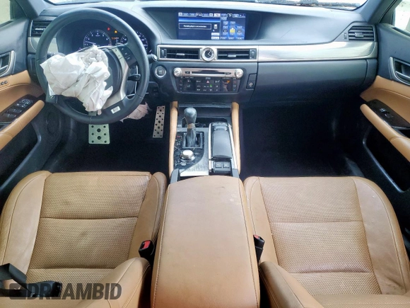 2013 Lexus GS 350 with VIN JTHBE1BL4D5013395, listed as a Copart auction lot 54781915 with 160,187 mi miles and Salvage Title. Bid and sale history available at DreamBid. Image 8.