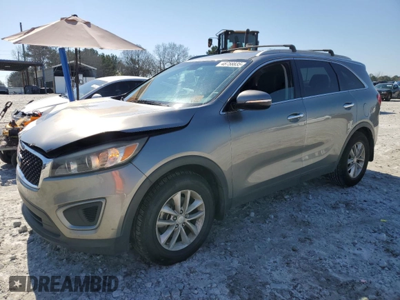 2016 Kia Sorento LX with VIN 5XYPG4A31GG053787, listed as a Copart auction lot 48758835 with 250,582 mi miles and Salvage Title. Bid and sale history available at carsss.com. Image 1.