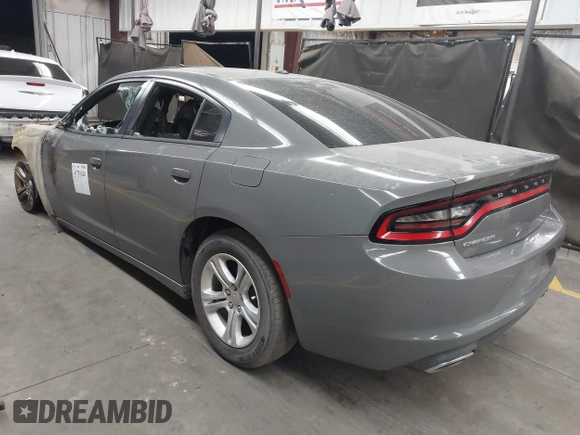 2019 Dodge Charger SXT with VIN 2C3CDXBG0KH699055, listed as a IAAI auction lot 41781426 with Not Provided miles. Bid and sale history available at carsss.com. Image 3.