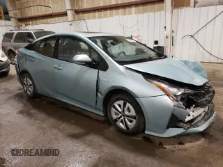 2018 Toyota Prius Two with VIN JTDKARFU9J3062548, listed as a Copart auction lot 48966075 with 34,869 mi miles and Salvage Title. Bid and sale history available at carsss.com. Image 4.