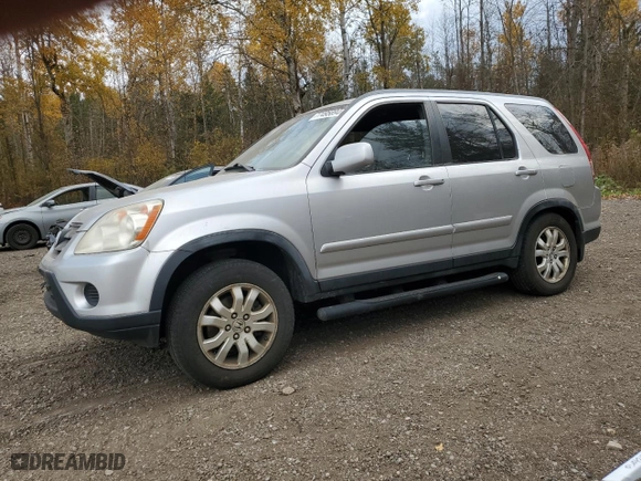 2006 Honda CR-V EX SE with VIN JHLRD78966C805583, listed as a Copart auction lot 77495894 with 412,012 mi miles and Salvage Title. Bid and sale history available at carsss.com. Image 1.