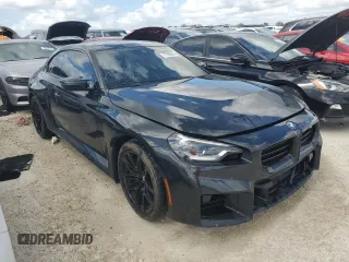 2023 BMW M2 with VIN 3MF13DM07P8D63938, listed as a Copart auction lot 77996634 with 8,571 mi miles and Salvage Title. Bid and sale history available at carsss.com. Image 4.
