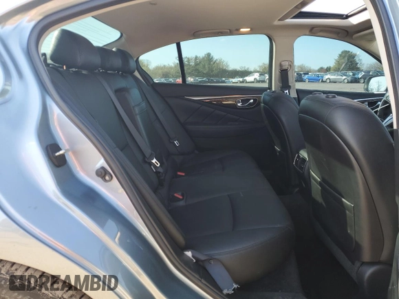 2019 Infiniti Q50 Luxe z VIN JN1EV7AR4KM554346, wystawiony jako Copart lot #53628745 z przebiegiem 57 795 mil mil oraz Szkoda całkowita • Salvage title. Historia ofert i sprzedaży dostępna na DreamBid. Obrazek 10.
