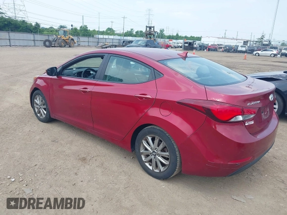 2016 Hyundai Elantra SE with VIN 5NPDH4AE2GH653924, listed as a IAAI auction lot 42496627 with 95,676 mi miles and . Bid and sale history available at DreamBid. Image 3.
