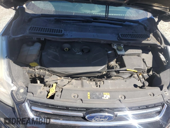 2016 Ford Escape Titanium with VIN 1FMCU9J98GUA77653, listed as a Copart auction lot 49594515 with 186,002 mi miles and Salvage Title. Bid and sale history available at DreamBid. Image 12.