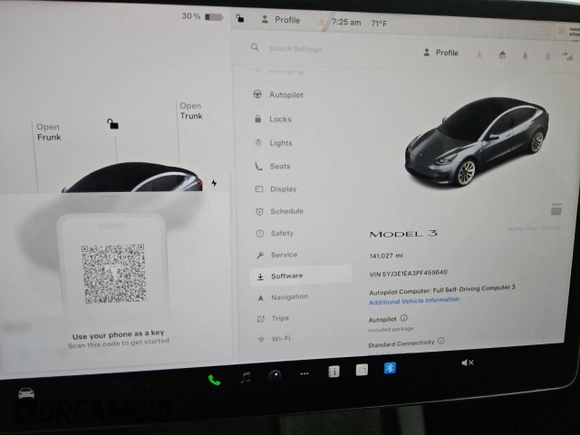 2023 Tesla Model 3 z VIN 5YJ3E1EA3PF459640, wystawiony jako Copart lot #61107195 z przebiegiem 141 027 mil mil oraz Czysty tytuł • Clean title. Historia ofert i sprzedaży dostępna na DreamBid. Obrazek 9.