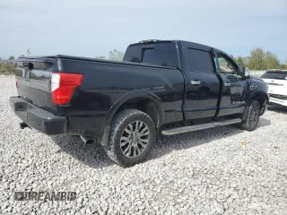 2016 Nissan Titan XD Platinum Reserve with VIN 1N6BA1F26GN500713, listed as a Copart auction lot 73125844 with 133,110 mi miles and Salvage Title. Bid and sale history available at carsss.com. Image 3.