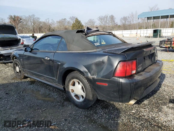 2000 Ford Mustang GT with VIN 1FAFP45X4YF270902, listed as a Copart auction lot 48821005 with 0 mi miles and Salvage Title. Bid and sale history available at carsss.com. Image 2.