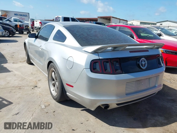 2013 Ford Mustang V6 with VIN 1ZVBP8AM1D5278884, listed as a IAAI auction lot 42507720 with 123,854 mi miles and . Bid and sale history available at DreamBid. Image 3.