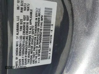 2010 Honda Odyssey EX-L with VIN 5FNRL3H75AB095210, listed as a Copart auction lot 48018585 with 194,445 mi miles and Clean Title. Bid and sale history available at carsss.com. Image 13.