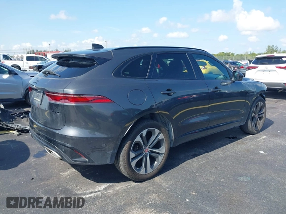2021 Jaguar F-Pace R-Dynamic S with VIN SADCT2FU8MA668255, listed as a IAAI auction lot 42641989 with 51,954 mi miles and . Bid and sale history available at DreamBid. Image 4.