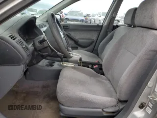 2001 Honda Civic LX with VIN JHMES16581S009607, listed as a Copart auction lot 54605255 with 0 mi miles and Clean Title. Bid and sale history available at carsss.com. Image 7.