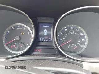 2016 Hyundai Santa Fe SE with VIN KM8SM4HFXGU144859, listed as a IAAI auction lot 42121896 with 90,175 mi miles. Bid and sale history available at carsss.com. Image 7.