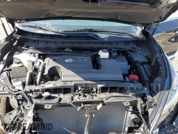 2021 Nissan Murano SL with VIN 5N1AZ2CS9MC115859, listed as a Copart auction lot 49058185 with 17,802 mi miles and Salvage Title. Bid and sale history available at DreamBid. Image 14.