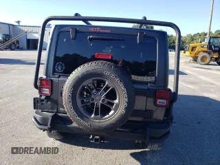 2018 Jeep Wrangler JK Unlimited Sport S with VIN 1C4BJWDGXJL827424, listed as a Copart auction lot 69736084 with 132,151 mi miles and Salvage Title. Bid and sale history available at carsss.com. Image 6.