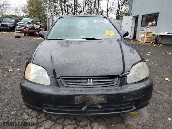 1997 Honda Civic DX with VIN 1HGEJ6220VL024777, listed as a Copart auction lot 81893044 with 180,967 mi miles and Salvage Title. Bid and sale history available at carsss.com. Image 5.