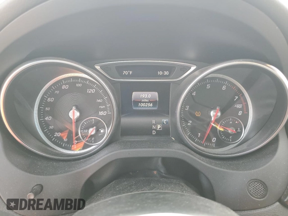 2017 Mercedes-Benz CLA 250 with VIN WDDSJ4GB8HN406231, listed as a Copart auction lot 53218714 with 100,256 mi miles and Salvage Title. Bid and sale history available at DreamBid. Image 9.